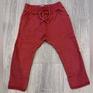VERTBAUDET- Kids comfy red trousers 24M